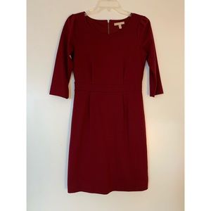 Banana Republic cranberry dress size 2